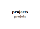  projects
projets